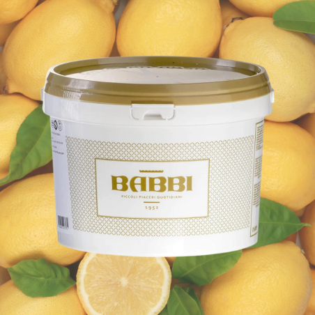 op. 3 kg Pasta Cytryna - owocowa pasta smakowa do lodów i cukiernictwa - nr. kat. 20268 Babbi