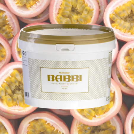 op. 3 kg Pasta Marakuja - owocowa pasta smakowa do lodów i cukiernictwa - nr. kat. 12636 Babbi