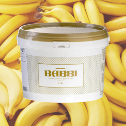 op. 3 kg Pasta Banan - owocowa pasta smakowa do lodów i cukiernictwa - nr. kat. 12613 Babbi
