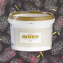 op. 3 kg Pasta Czarna Morwa - owocowa pasta smakowa do lodów i cukiernictwa - nr. kat. 12673 Babbi