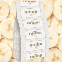 op. 1.25 kg LatteLatte Banana con pezzi - kompletna mieszanka do lodów bananowych z kawałkami owoców - nr. kat 14691 Babbi