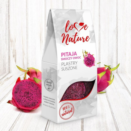 op. 30 g Pitaja Smoczy owoc - suszone plastry - Love Nature - Cukieteria.pl
