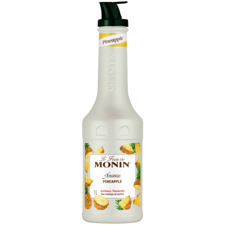 op. 1 l Puree Ananas - Le Fruit de MONIN Pineapple - gęsty przecier owocowy do napojów i deserów