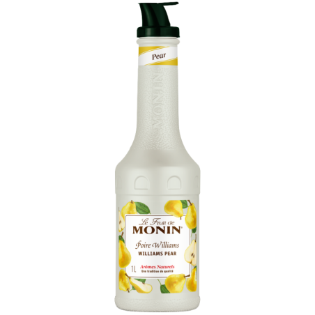op. 1 l Puree Gruszka - Le Fruit de MONIN Williams Pear - gęsty przecier owocowy do napojów i deserów