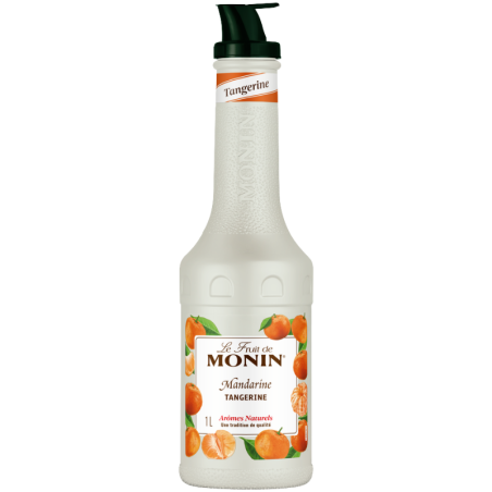 op. 1 l Puree Mandarynka - Le Fruit de MONIN Tangerine - gęsty przecier cytrusowy do napojów i deserów