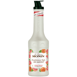 op. 1 l Puree Różowy Grejpfrut - Le Fruit de MONIN Ruby Grapefruit - gęsty przecier cytrusowy do napojów i deserów