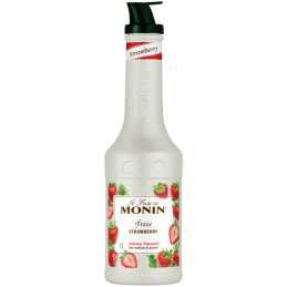 op. 1 l Puree Truskawka - Le Fruit de MONIN Strawberry - gęsty przecier owocowy do napojów i deserów