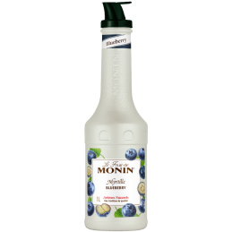 op. 1 l Puree Jagoda - Le Fruit de MONIN Blueberry - gęsty przecier owocowy do napojów i deserów