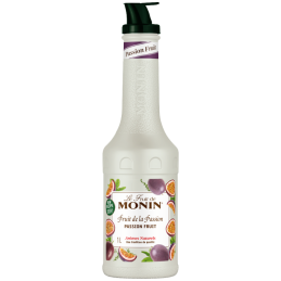 op. 1 l Puree Marakuja - Le Fruit de MONIN Passion Fruit - gęsty przecier owocowy do napojów i deserów
