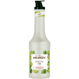 op. 1 l Puree Limonka - Le Fruit de MONIN Lime - gęsty przecier cytrusowy do napojów i deserów