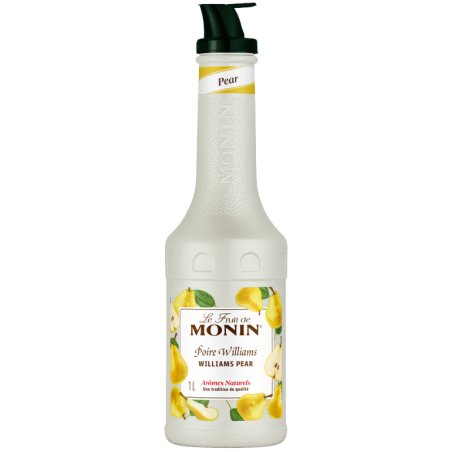 op. 1 l Puree Gruszka - Le Fruit de MONIN Williams Pear - gęsty przecier owocowy do napojów i deserów