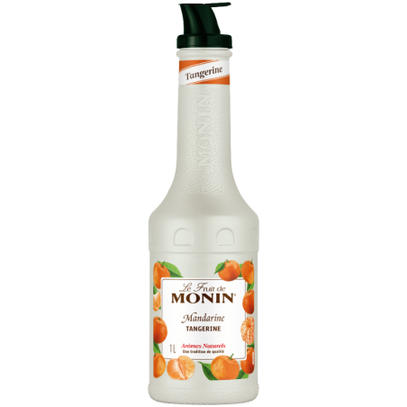 op. 1 l Puree Mandarynka - Le Fruit de MONIN Tangerine - gęsty przecier cytrusowy do napojów i deserów