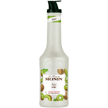 op. 1 l Puree Kiwi - Le Fruit de MONIN - gęsty przecier owocowy do napojów i deserów
