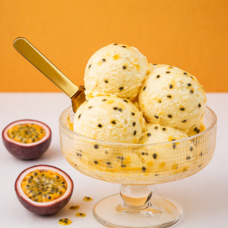 op. 3 kg Primafrutta Passion Fruit - marakuja - pasta smakowa do lodów i deserów - nr. kat. PC175P Comprital