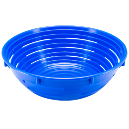 śr. 250 mm - okrągły kosz garowniczy z tworzywa - do wyrastania ciasta chlebowego - poj. 1500 g - nr. kat. 48729 Thermohauser