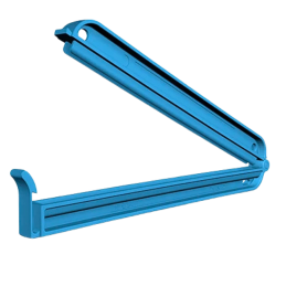 dł. 150 mm - profesjonalny klips zaciskowy do zamykania - Niebieski WeLoc Professional PA 150 - nr. kat. 10764 Thermohauser