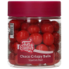 op. 130 g Czerwone chrupiące kulki czekoladowe do dekoracji - śr. 20 mm - choco crispy balls lipstick red - Fun Cakes