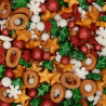 op. 70 g Mistletoe Kisses - świąteczna mieszanka posypek cukrowych do dekoracji babeczek - 3D Sprinkle Medley Fun Cakes