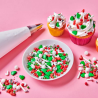 op. 70 g Christmas Wishes - świąteczna mieszanka posypek cukrowych do dekoracji babeczek - 3D Sprinkle Medley Fun Cakes
