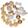 op. 32 szt. Żółty zestaw kul dekoracyjnych do ozdabiania tortów - Lemon Ombre & Gold Decorative Ball Set