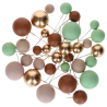 op. 32 szt. Beżowy zestaw kul dekoracyjnych do ozdabiania tortów - Earthy Tones & Gold Decorative Ball Set