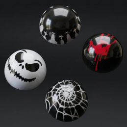 op. 4 szt. Stemple silikonowe do dekoracji pralin na Halloween - Haunted Collection makeat Chocolate World