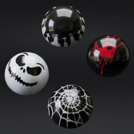 op. 4 szt. Stemple silikonowe do dekoracji pralin na Halloween - Haunted Collection makeat Chocolate World