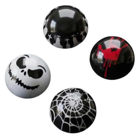 op. 4 szt. Stemple silikonowe do dekoracji pralin na Halloween - Haunted Collection makeat Chocolate World