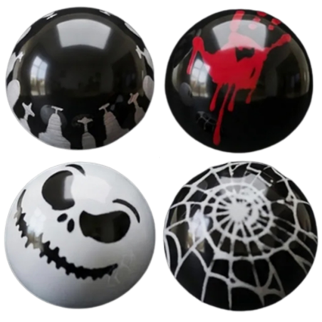 op. 4 szt. Stemple silikonowe do dekoracji pralin na Halloween - Haunted Collection makeat Chocolate World