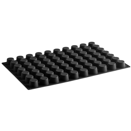 SQ007 Mini Muffin Silikomart - cukiernicza forma silikonowa do małych babeczek - śr. 45 x wys. 30 mm / poj. 40 ml x 70 porcji