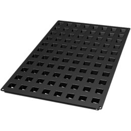 SQ047 Mini Cube Silikomart - cukiernicza forma silikonowa - kostki - dł. 25 x szer. 25 x wys. 24 mm / poj. 12 ml x 88 porcji