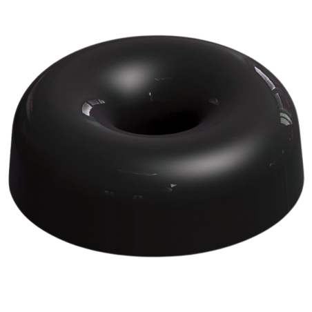 SQ059 Donuts Silikomart - cukiernicza forma silikonowa do pączków z dziurką - śr. 85 x wys. 29 mm / poj. 133 ml x 24 porcje