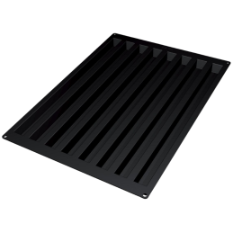 SQ017 Tronco Silikomart - cukiernicza forma silikonowa - dł. 500 x szer. 30 x wys. 30 mm / poj. 445 ml x 8 porcji