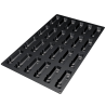 SQ038 Bulles Silikomart - cukiernicza forma silikonowa - dł. 120 x szer. 35 x wys. 30 mm / poj. 106 ml x 24 porcje