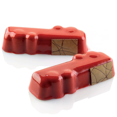 SQ038 Bulles Silikomart - cukiernicza forma silikonowa - dł. 120 x szer. 35 x wys. 30 mm / poj. 106 ml x 24 porcje
