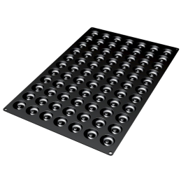 SQ033 Mini Savarin Silikomart - cukiernicza forma silikonowa - śr. 41 x wys. 12 mm / poj. 12 ml x 77 porcji