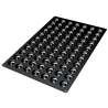 SQ033 Mini Savarin Silikomart - cukiernicza forma silikonowa - śr. 41 x wys. 12 mm / poj. 12 ml x 77 porcji