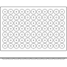 SQ033 Mini Savarin Silikomart - cukiernicza forma silikonowa - śr. 41 x wys. 12 mm / poj. 12 ml x 77 porcji