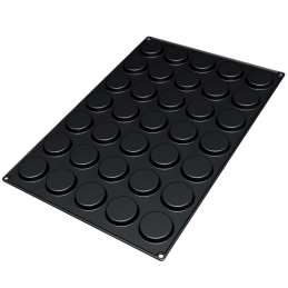 SQ044 Florentines Silikomart - cukiernicza forma silikonowa do florentynek - śr. 60 x wys. 12 mm / poj. 33 ml x 35 porcji