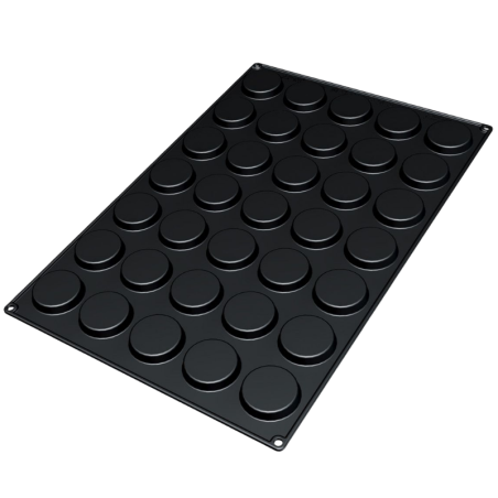 SQ044 Florentines Silikomart - cukiernicza forma silikonowa do florentynek - śr. 60 x wys. 12 mm / poj. 33 ml x 35 porcji