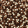 op. 500 g Crunchy Choco Trio Mix - chrupiące kuleczki ryżowe w polewie czekoladowej - śr. 4 mm