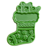 op. 150 szt. Skarpety na prezenty - zestaw dekoracji czekoladowych - dł. 28 x szer. 24 mm - nr. kat. 33412 Barbara Decor