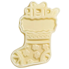 op. 150 szt. Skarpety na prezenty - zestaw dekoracji czekoladowych - dł. 28 x szer. 24 mm - nr. kat. 33412 Barbara Decor