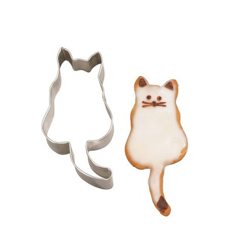 Foremka do wykrawania ciastek SIEDZĄCY KOTEK 7cm 121 539 Birkmann