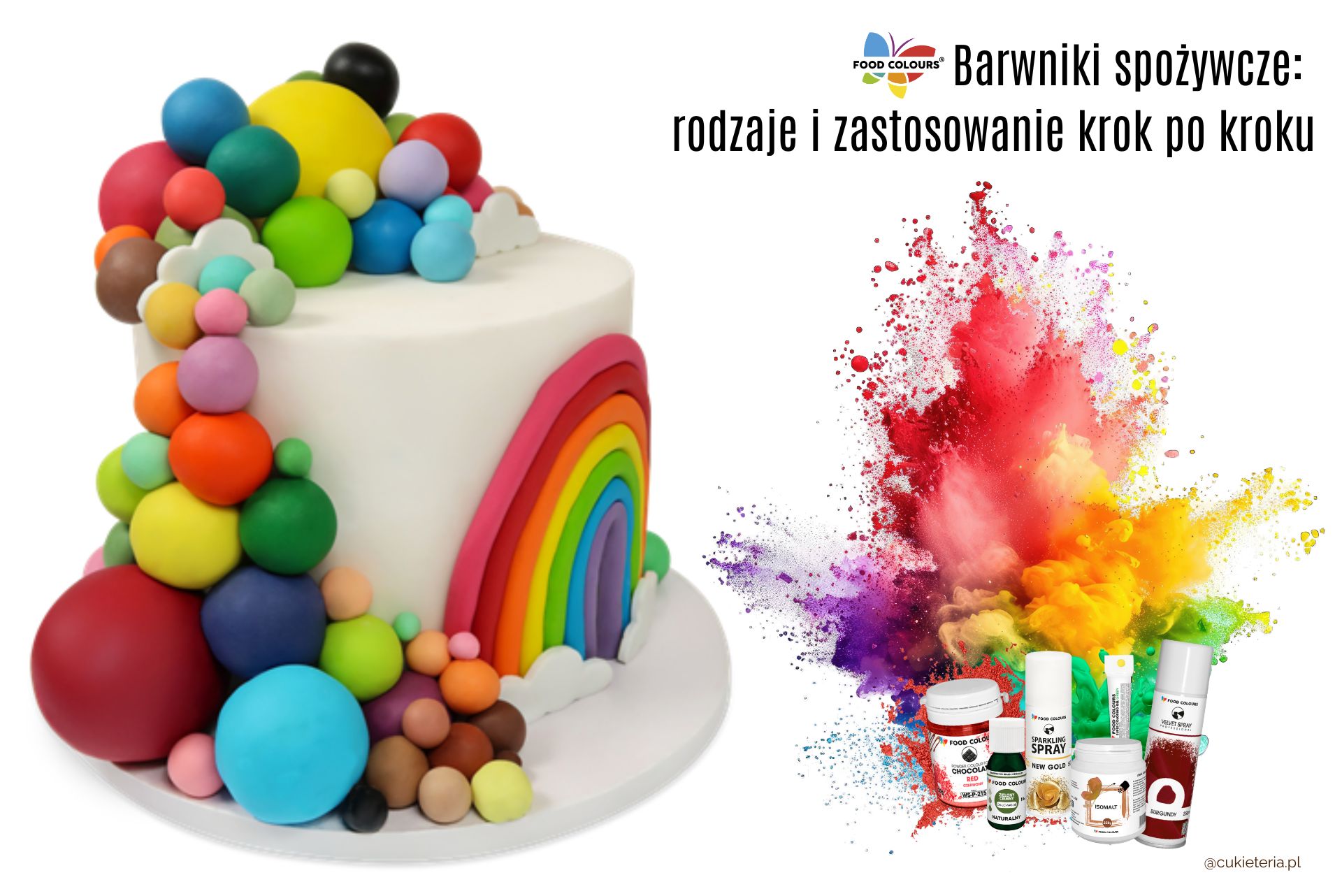 Barwniki spożywcze - rodzaje i zastosowanie