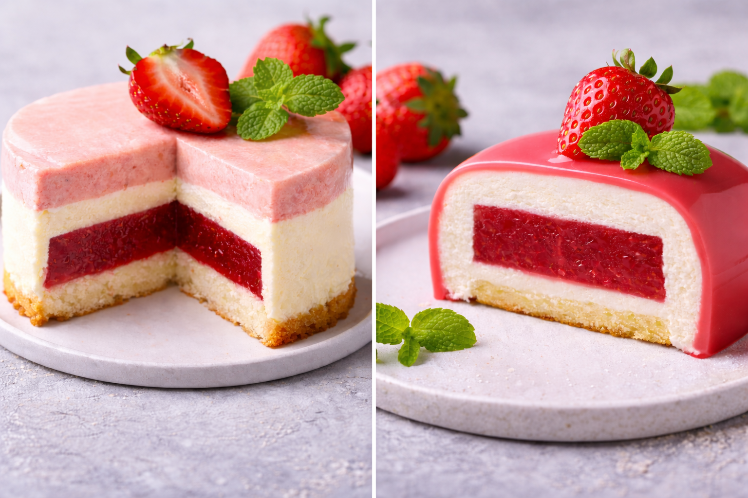 Żelka truskawkowa do tortu i monoporcji