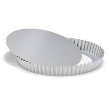 Metalowa forma do tarty 24 cm z wyjmowanym dnem Patisse