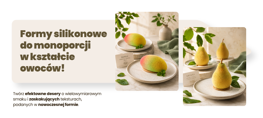 Desery w kształcie owoców
